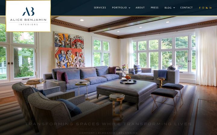 Screenshot di alicebenjamininteriors.com