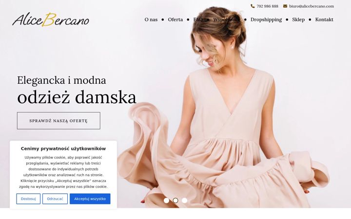 Screenshot of alicebercano.com