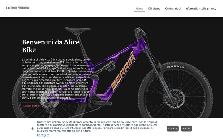 Screenshot of alicebike.it