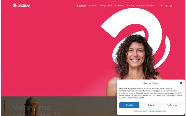Screenshot di alicecavalieri.com