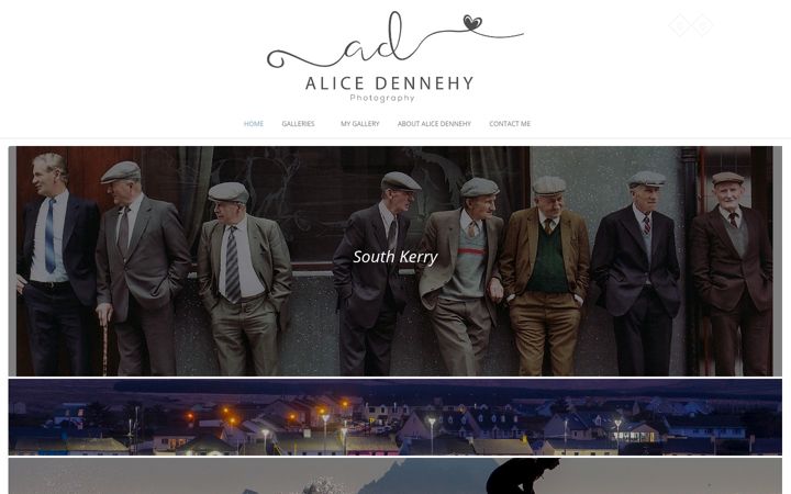 Screenshot of alicedennehyphotography.com