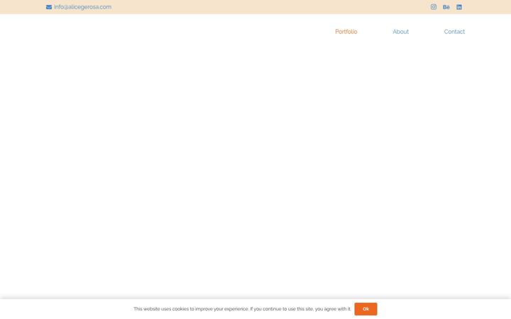 Screenshot of alicegerosa.com
