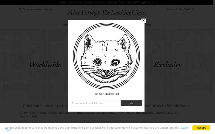 Screenshot of alicelooking.co.uk