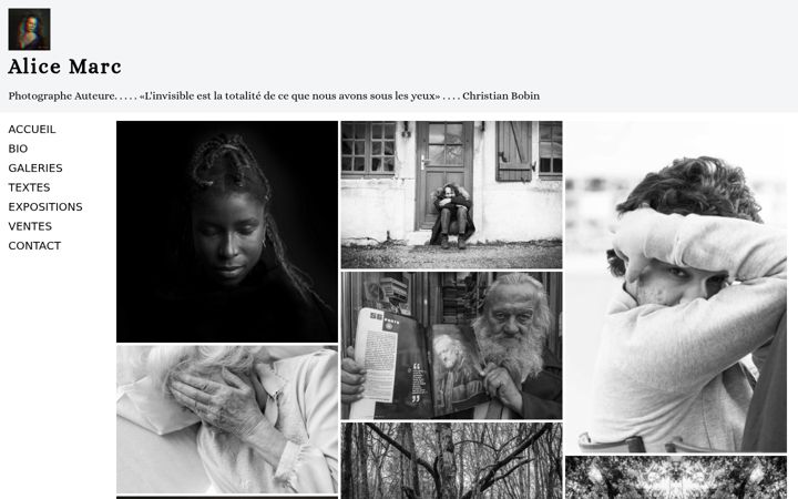 Screenshot of alicemarc.com