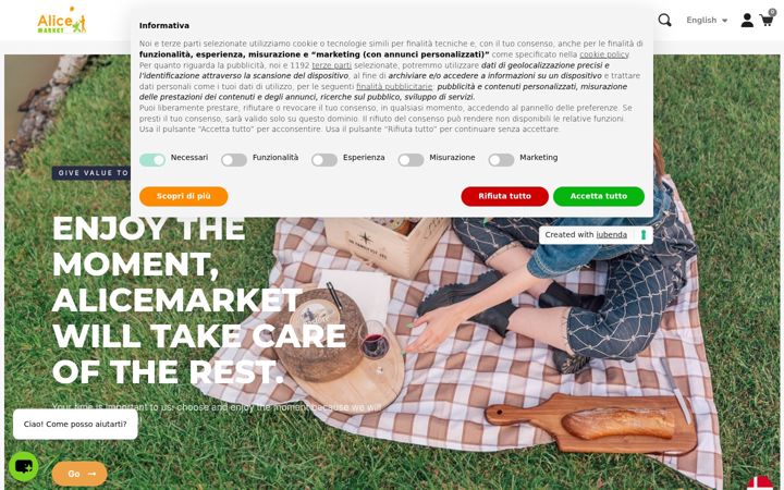 Screenshot of alicemarket.it