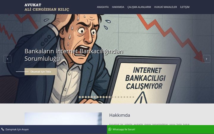 Screenshot of alicengizhankilic.av.tr
