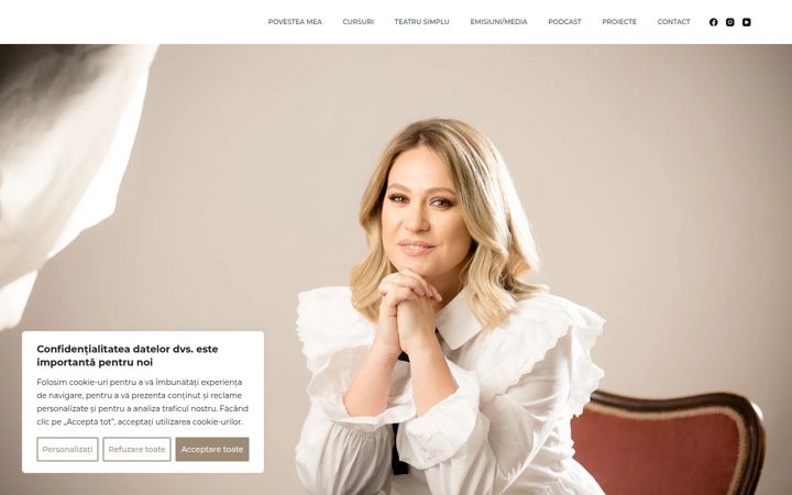 Screenshot of alicenicolae.ro