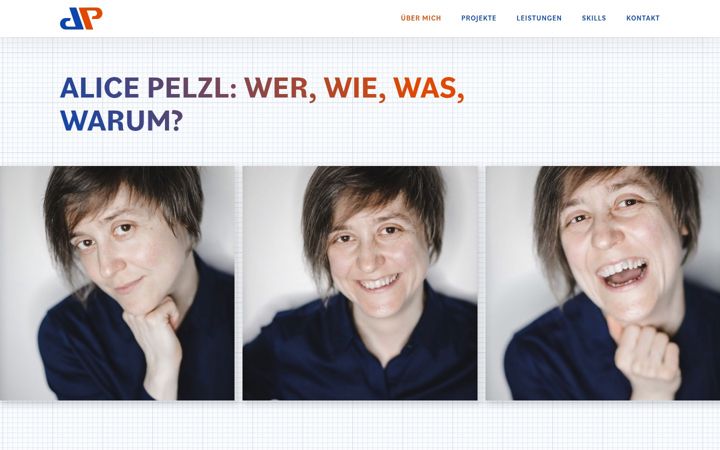 Screenshot of alicepelzl.de