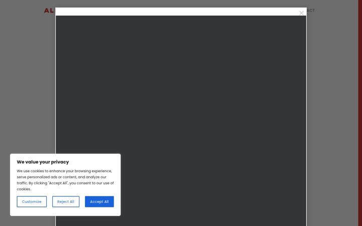 Screenshot of alicesoniamichael.com