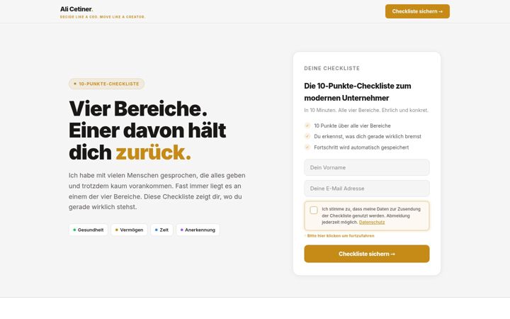 Screenshot of alicetiner.com
