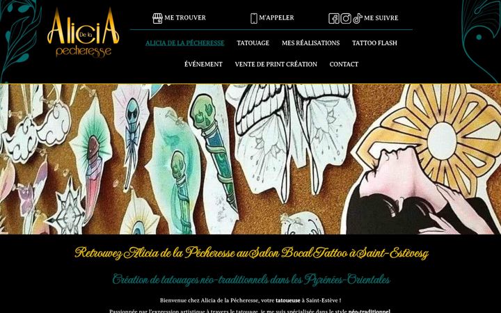 Screenshot of aliciadelapecheresse.fr