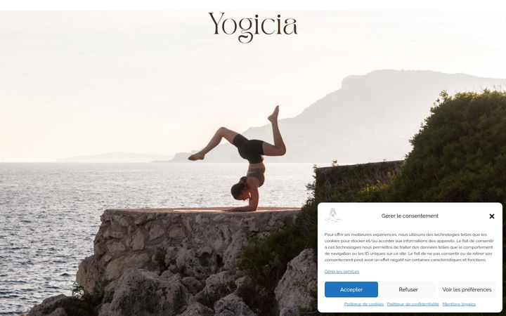 Zrzut ekranu aliciafieschiyoga.com