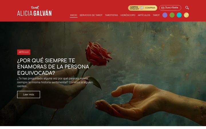 Screenshot of aliciagalvan.com