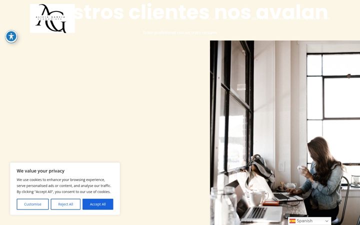Screenshot of aliciagarciaeconomista.es