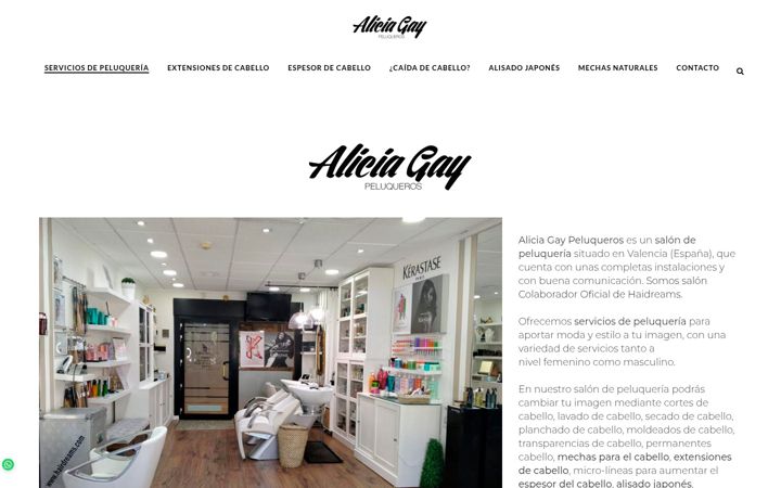 Zrzut ekranu aliciagaypeluqueros.com
