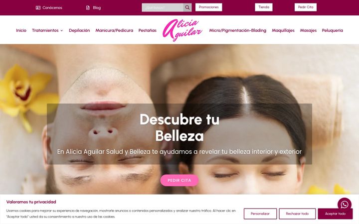 Zrzut ekranu aliciaguilar.com