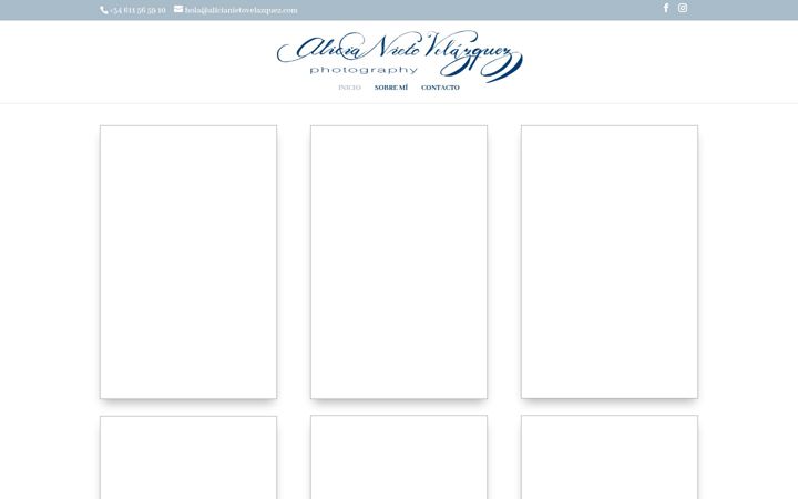 Screenshot of alicianietovelazquez.com