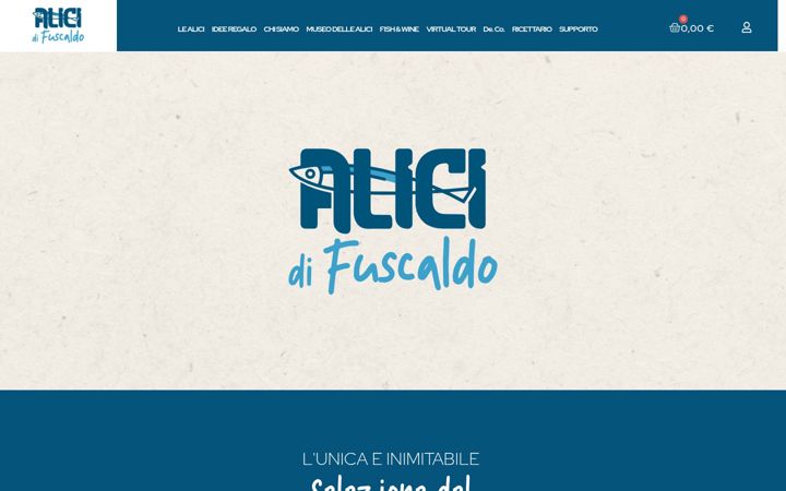 Screenshot of alicidifuscaldo.com