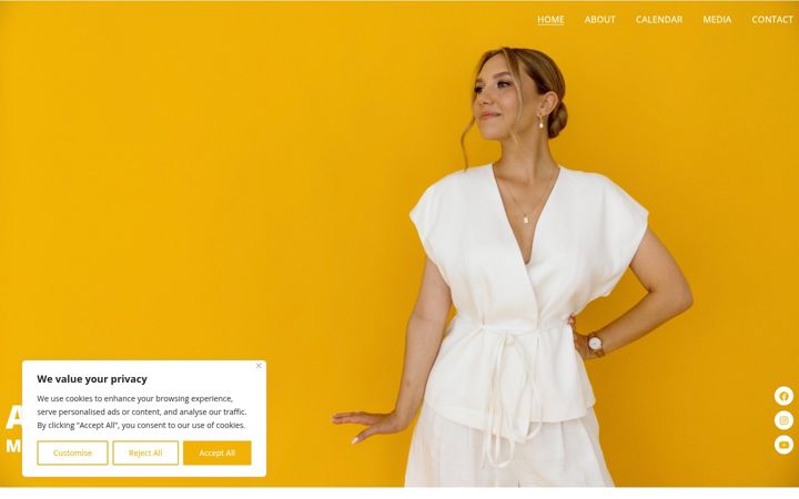 Screenshot of alicjabany.com