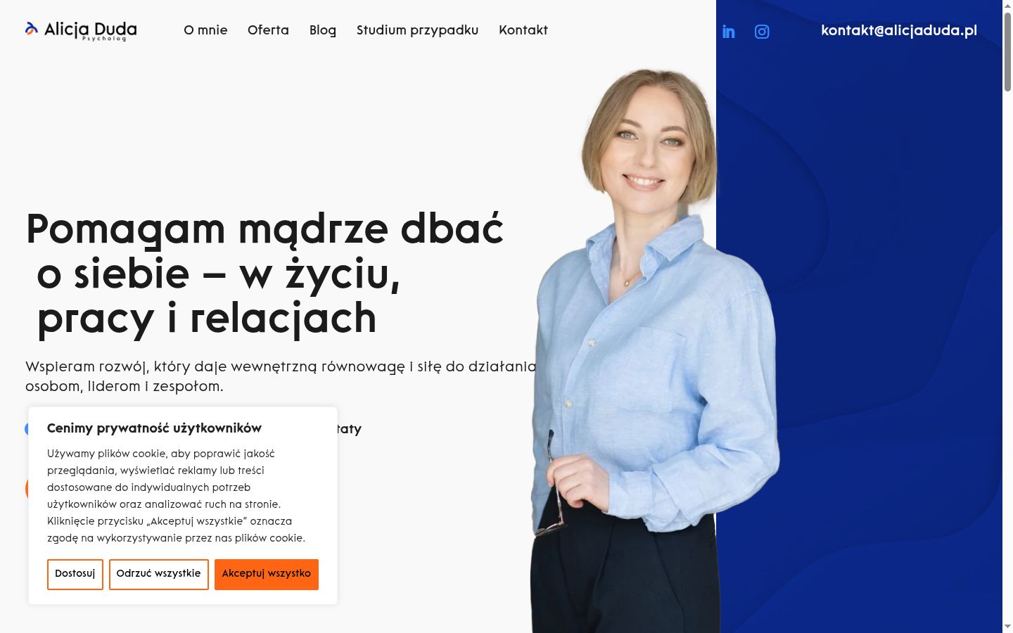 Képernyőkép a bármilyen interakció előtt megjelenő hozzájárulási bannerről