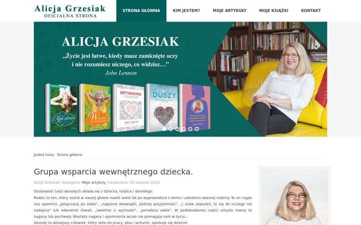 Képernyőkép: alicjagrzesiak.pl