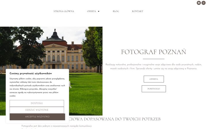 Képernyőkép: alicjakrzanowskafotografia.pl