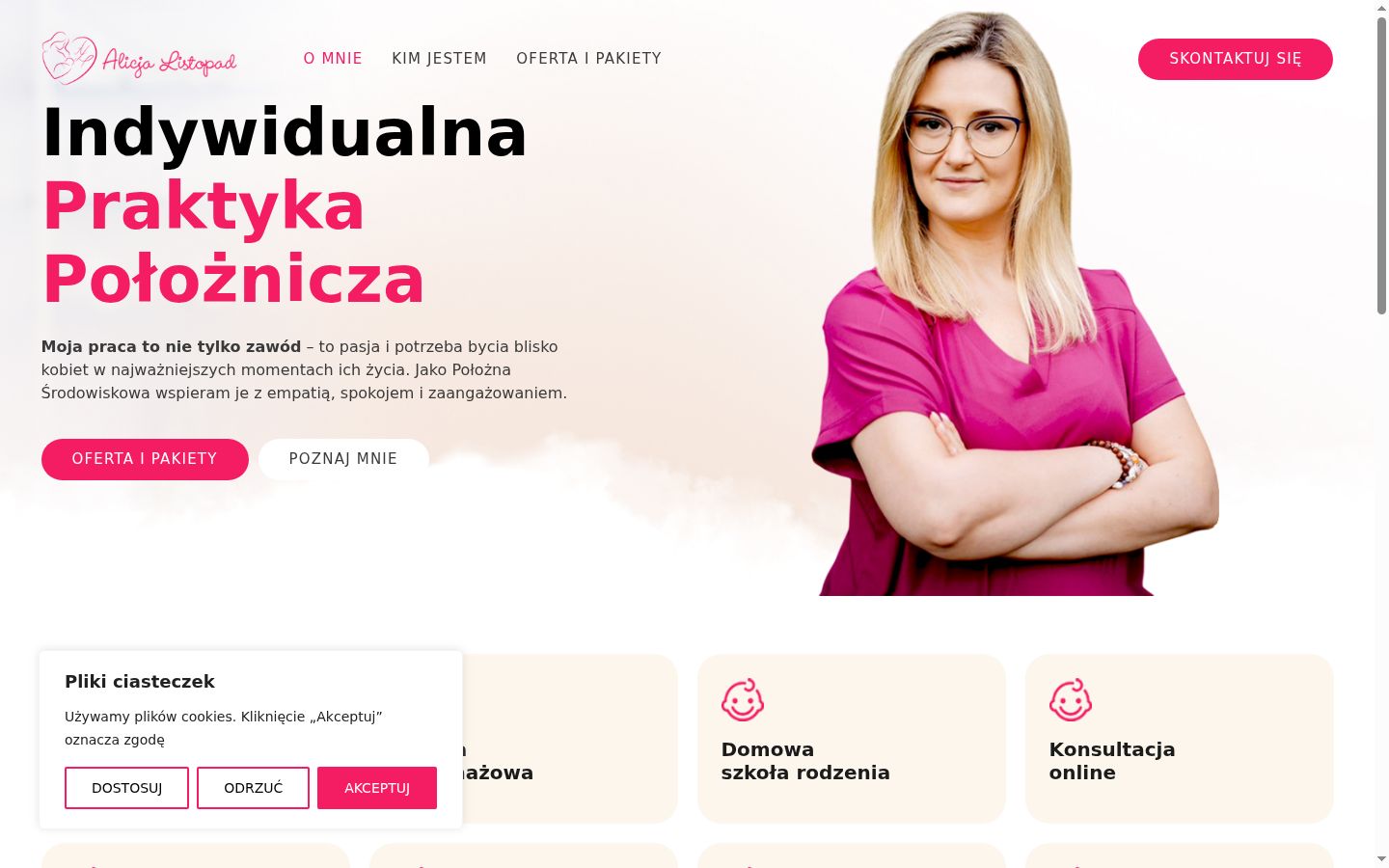 Képernyőkép a bármilyen interakció előtt megjelenő hozzájárulási bannerről