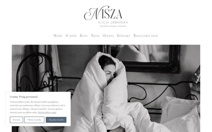Screenshot of alicjaurbanska.pl