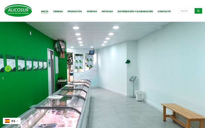 Screenshot of alicosur.com