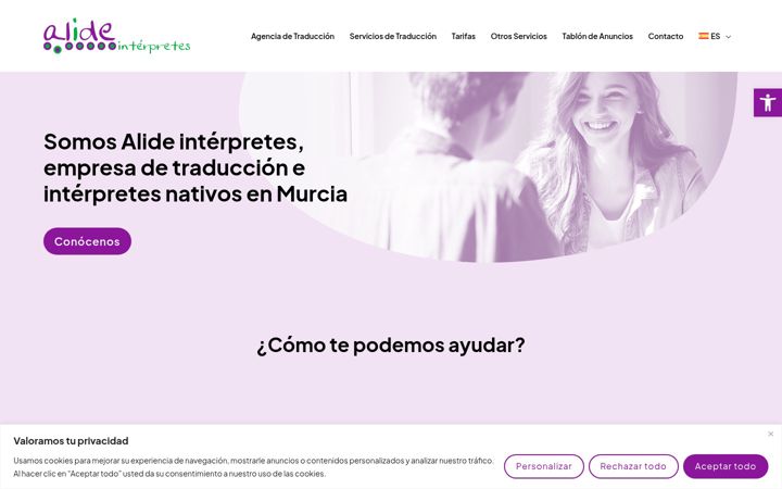Screenshot of alide-interpretes.com
