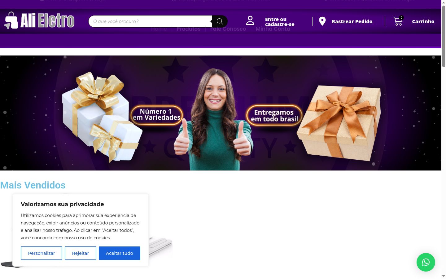 Snímek obrazovky baneru souhlasu zobrazeného před jakoukoli interakcí