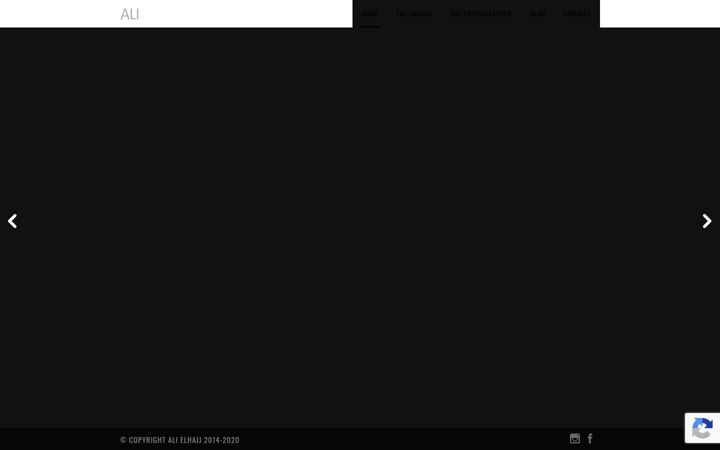 Screenshot of alielhajj.com