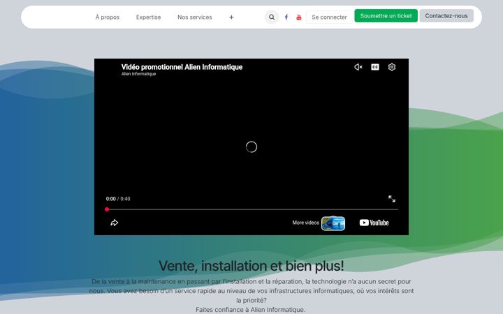 Screenshot of alieninformatique.com