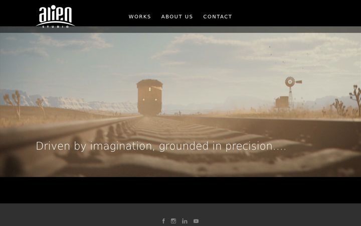Screenshot of alienstudio.sk