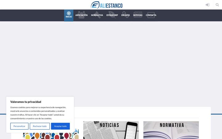 Screenshot di aliestanco.com