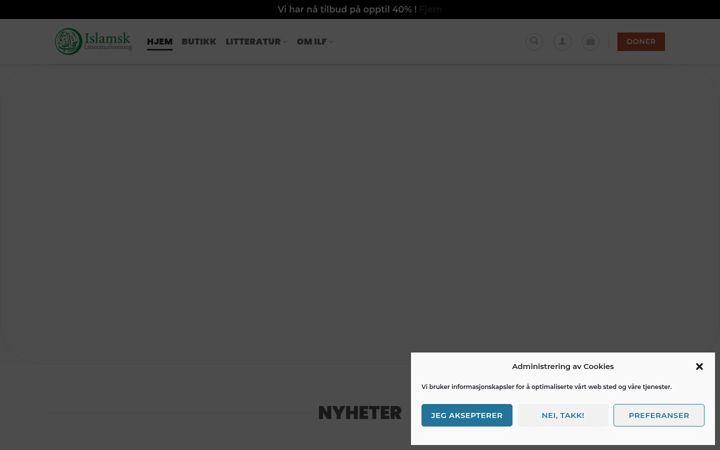 Screenshot stránky alif.no