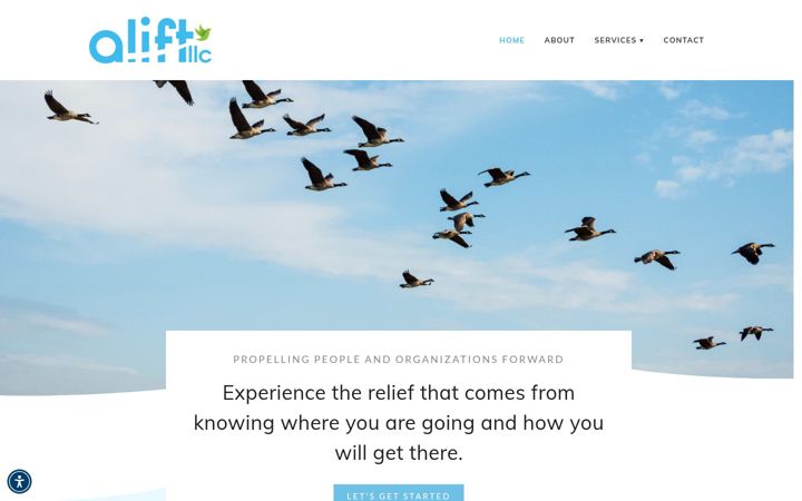 Screenshot of aliftllc.com