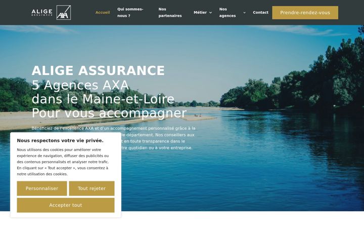 Zrzut ekranu alige-assurance.fr