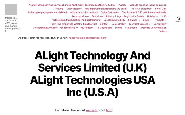 Screenshot of alightservices.com