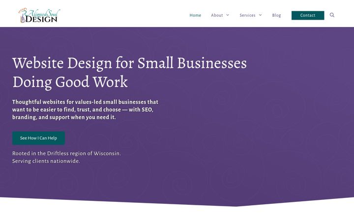 Screenshot of alignedsoul.design