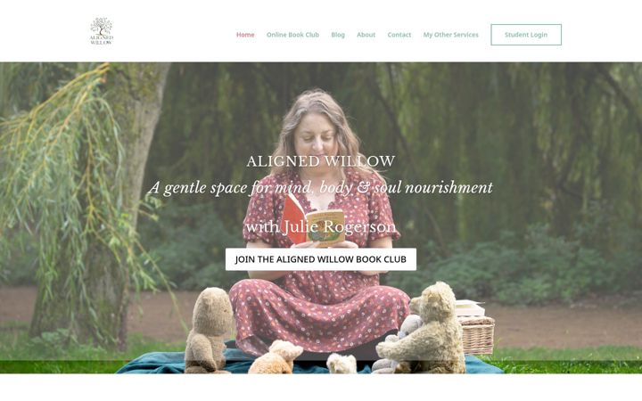 Screenshot of alignedwillow.com