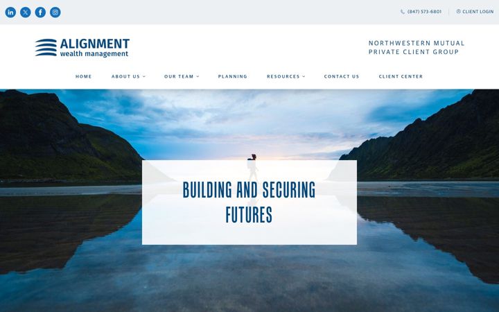 Screenshot of alignmentwealth.com