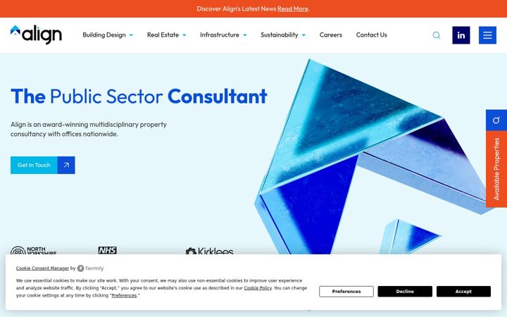 Screenshot of alignpropertypartners.co.uk