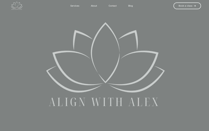Screenshot of alignwithalex.co.uk