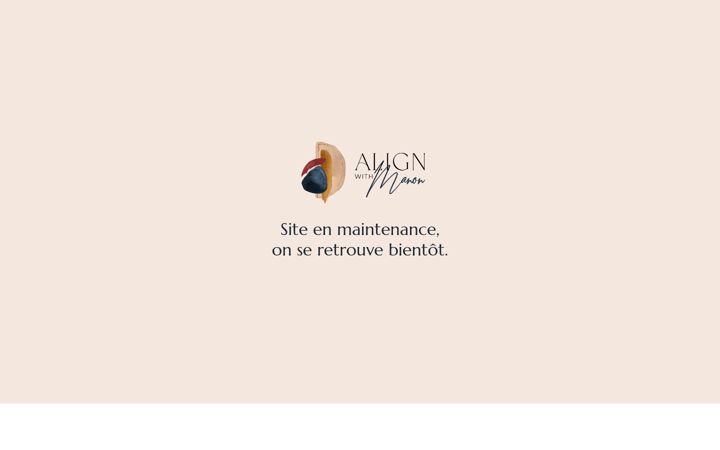 Screenshot of alignwithmanon.com