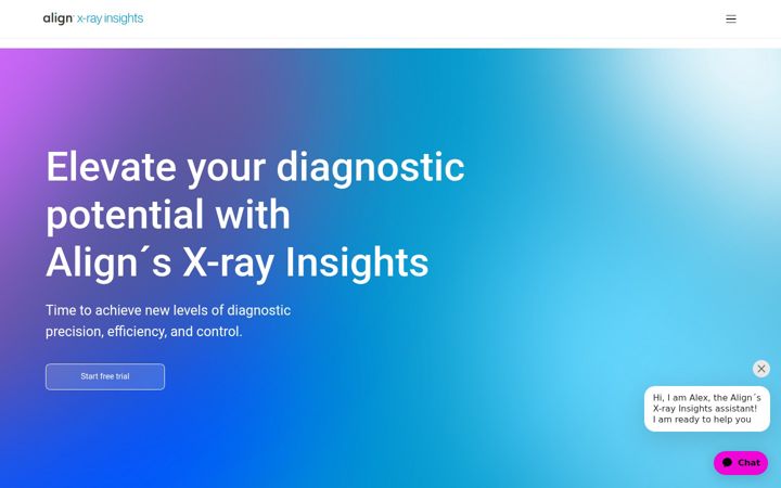 Screenshot of alignxrayinsights.com
