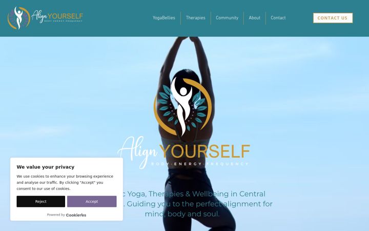 Screenshot of alignyourself.uk
