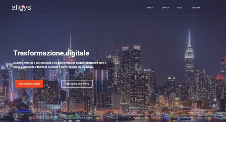 Screenshot of aligys.com