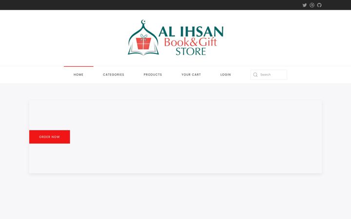 Screenshot of alihsanshop.co.za