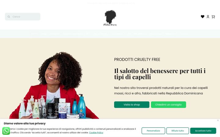 Screenshot of aliikastore.com